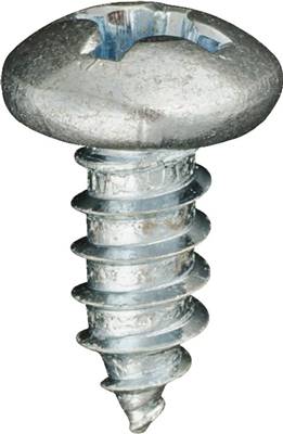 12 X 1/2 Phillips Pan Head Tap Screw Zinc