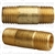 Brass Long Nipple 1-1/2 Length 1/4 Thread