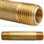 Brass Long Nipple 2-1/2 Length 1/4 Thread