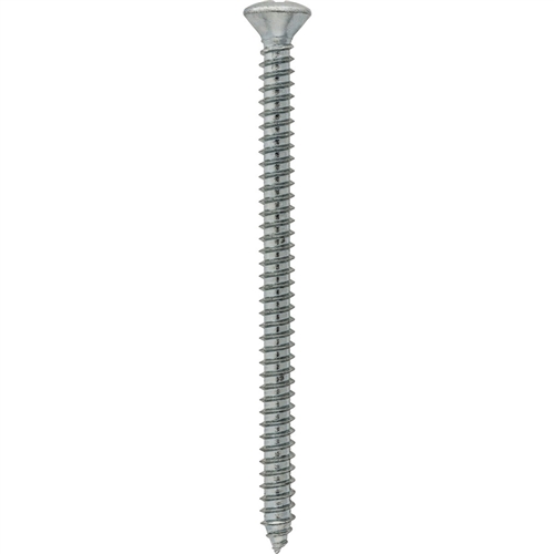 8 X 2 1/2 Phillips Oval Tap Screw Zinc