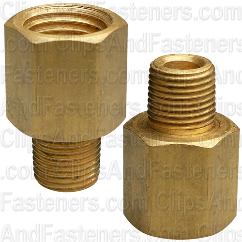 Brass Adapter 1/4 Thread A 1/8 Thread B