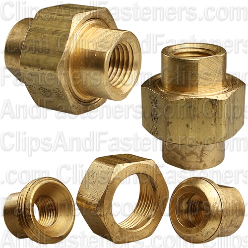 Brass Union 1/4 Pipe Thread