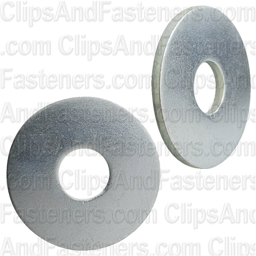 3/8 Bolt Size 1 1/4 O.D. Fender Washer Zinc