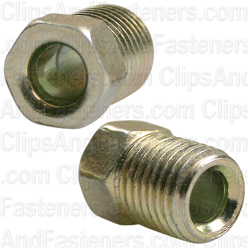 Steel Inverted Nut 3/16 Tube Size