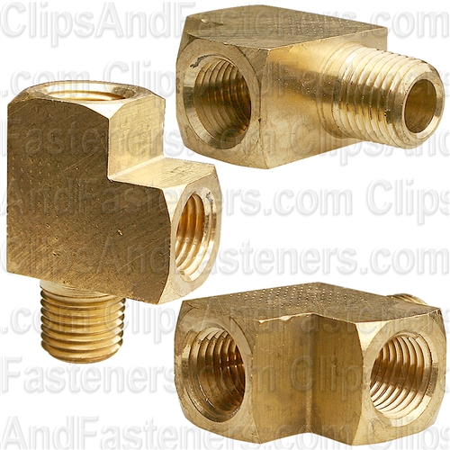 Brass Street Tee 1/4 Pipe Thread