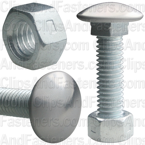 3/8-16 X 1-1/2 Bumper Bolt W/Lock Nut