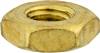 Hex Machine Screw Nut Brass 10-24 Thrd 3/8 Hex