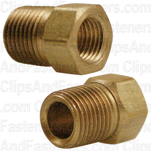 Brass Male Connector 1/8" Tube Size 1/8" Pipe Thread