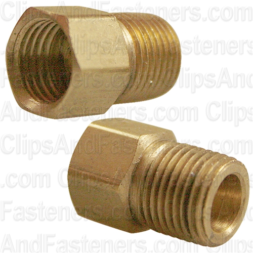 Brass Male Connector 3/16" Tube Size 1/8" Pipe Thread