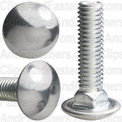 3/8"-16 x 1-1/2" Stainless Capped Bumper Bolts Without Nuts discontinued