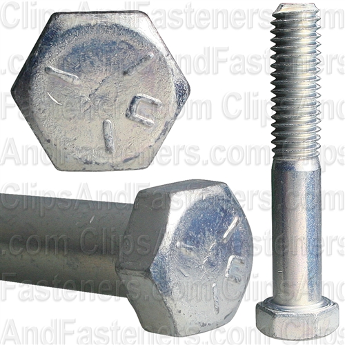 3/8-16 X 2 1/4 Grade 5 Cap Screw Zinc