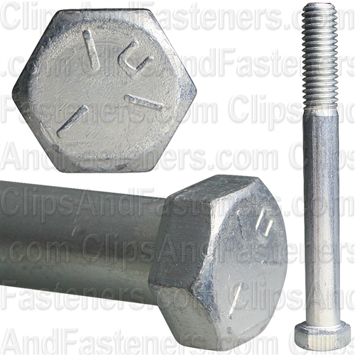 7/16-14 X 4 Grade 5 Cap Screw Zinc