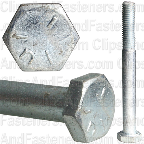 1/4-28 X 2 1/2 Grade 5 Cap Screw Zinc