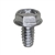 10-24 X 3/8 Hex Washer Head Thread Cutting Screws Zinc