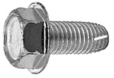 1/4-20 X 1/2 Hex Washer Head Thread Cutting Screws Zinc