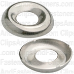 #10 Ctsk Brass Finishing Washer Nickel