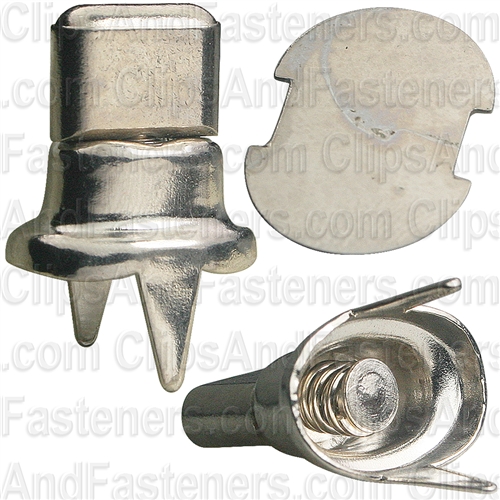 No. 40 Nickel On Brass Fastener