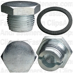 7/8"-14 Single Oversize Drain Plug With Gasket