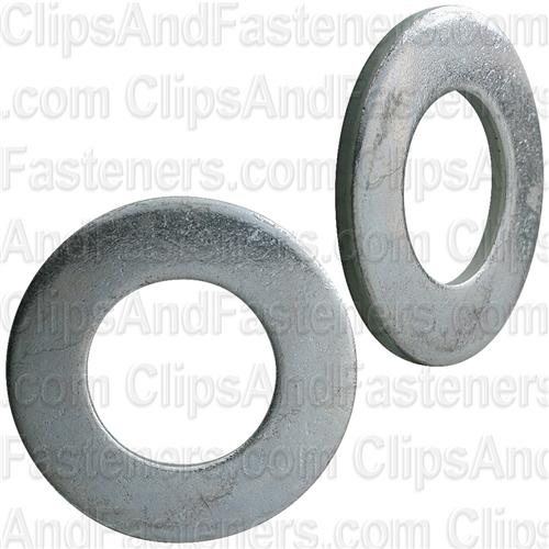 7/8" SAE Flat Washer Zinc Finish 1-3/4" O.D.