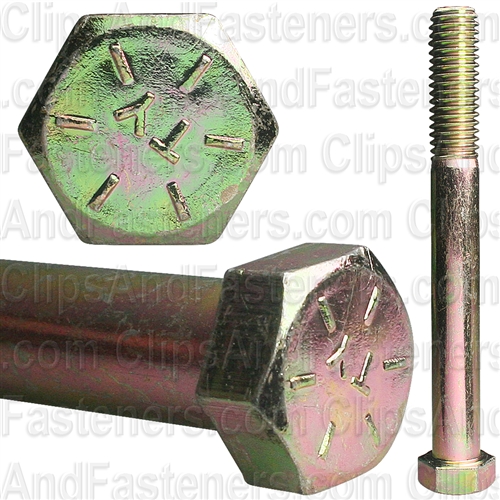 7/16-14 X 4 Gr. 8 Cap Screw Zinc