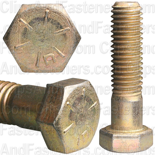 1/2-13 X 2 Gr 8 Cap Screw Alloy Zinc