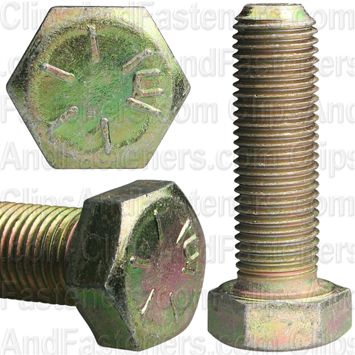 3/8-24 X 1 1/4 Gr 8 Cap Screw Alloy Zinc