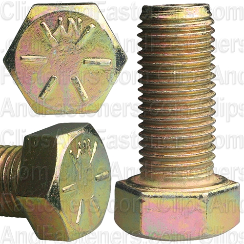 7/16-20 X 1 Gr 8 Cap Screw Alloy Zinc