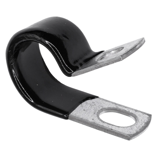 Closed Clamp 1/2 Small- Galvanized Vinyl Coated