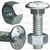 1/4 X 1 Carriage Bolt Zinc