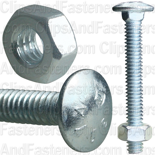 1/4 X 2 Carriage Bolt Zinc