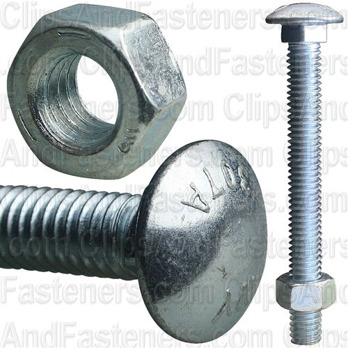 5/16 X 3 Carriage Bolt Zinc