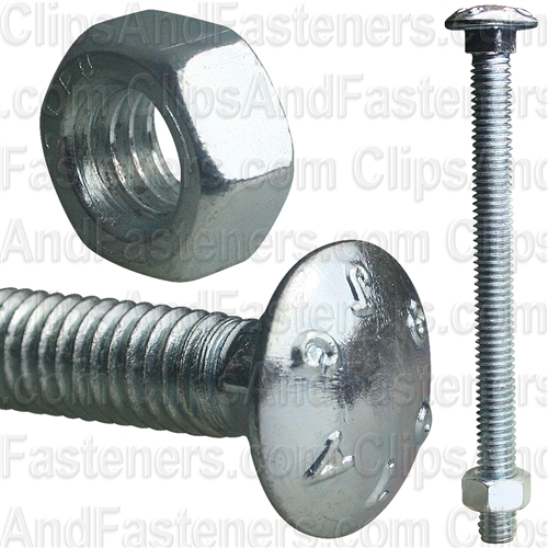 5/16 X 4 Carriage Bolt Zinc