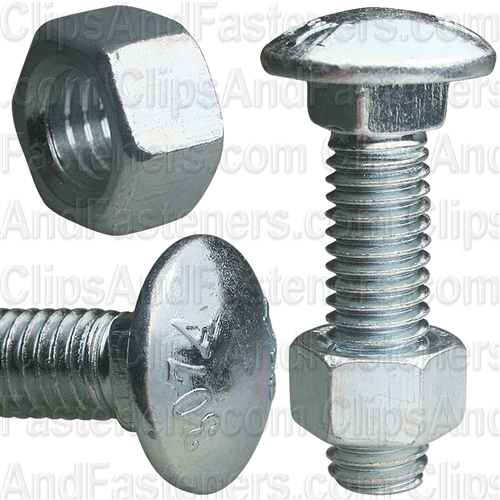 3/8 X 1 1/2 Carriage Bolt Zinc