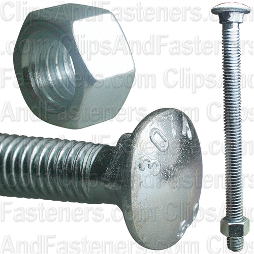 3/8 X 5 Carriage Bolt Zinc