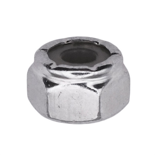 8-32 Nylon Insert Lock Nuts Grade 2 Zinc