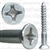 10 X 1 1/2 Phil Flat Hd Wood Screw Zinc