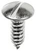 #14 X 3/4 Slotted Truss Head License Plate Screws Zinc