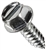 #14 X 1 Slotted Hex Washer Head Tapping  Screws