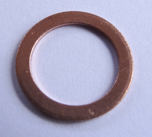 Copper Drain Plug Gaskets 10mm X 14mm X 1.0mm