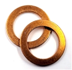 Copper Drain Plug Gaskets 12mm X 18mm X 1.5mm