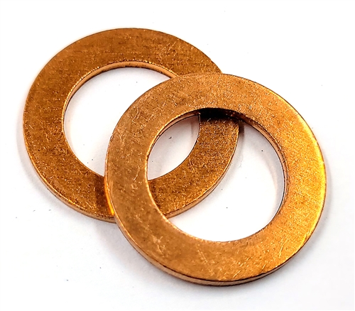 Copper Drain Plug Gaskets 12mm X 20mm X 1.5mm