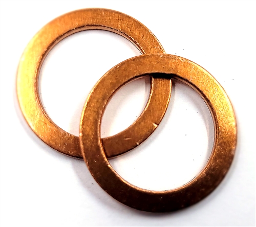 Copper Drain Plug Gaskets 14mm X 20mm X 1.5mm