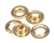 Brass Grommets & Plain Washers 13/16" Size 6