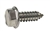 #14 X 3/4 Hex Washer Head License Plate Screw 18-8 Stainless