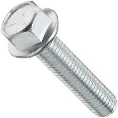 1/4-20" X 5/8" Serrated Flange Head Bolt Grade 5 Zinc Plated