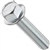 1/4-20" X 3/4" Serrated Flange Head Bolt Grade 5 Zinc Plated