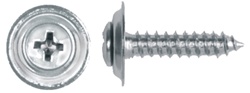 Phillips Oval Head 8 X 3/4" Chrome Sems Screws