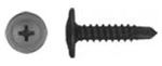 8X3/4" Phillips Oval Head Tek Screws 13/32" Washer