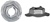 Zinc 5/16" Thread Cutting Nuts 1/2" Hex 7/8" Flange