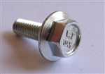 M 4 - 0.7 x 12mm JIS Hex Head Flange Bolt - Small Head, Class 10.9 Zinc. JIS B 1189